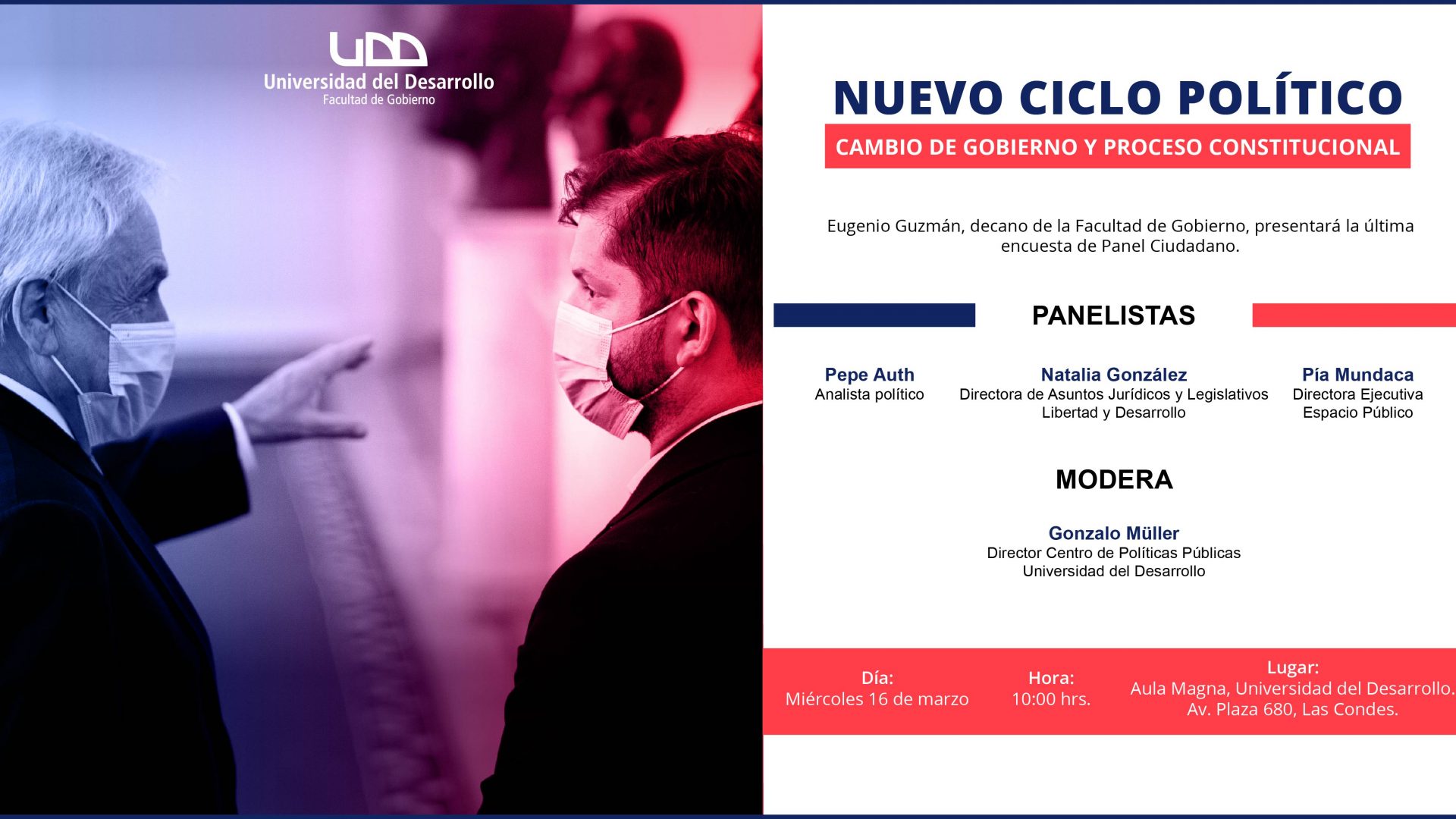 Nuevo ciclo político cambio de gobierno y proceso constitucional UDDTV