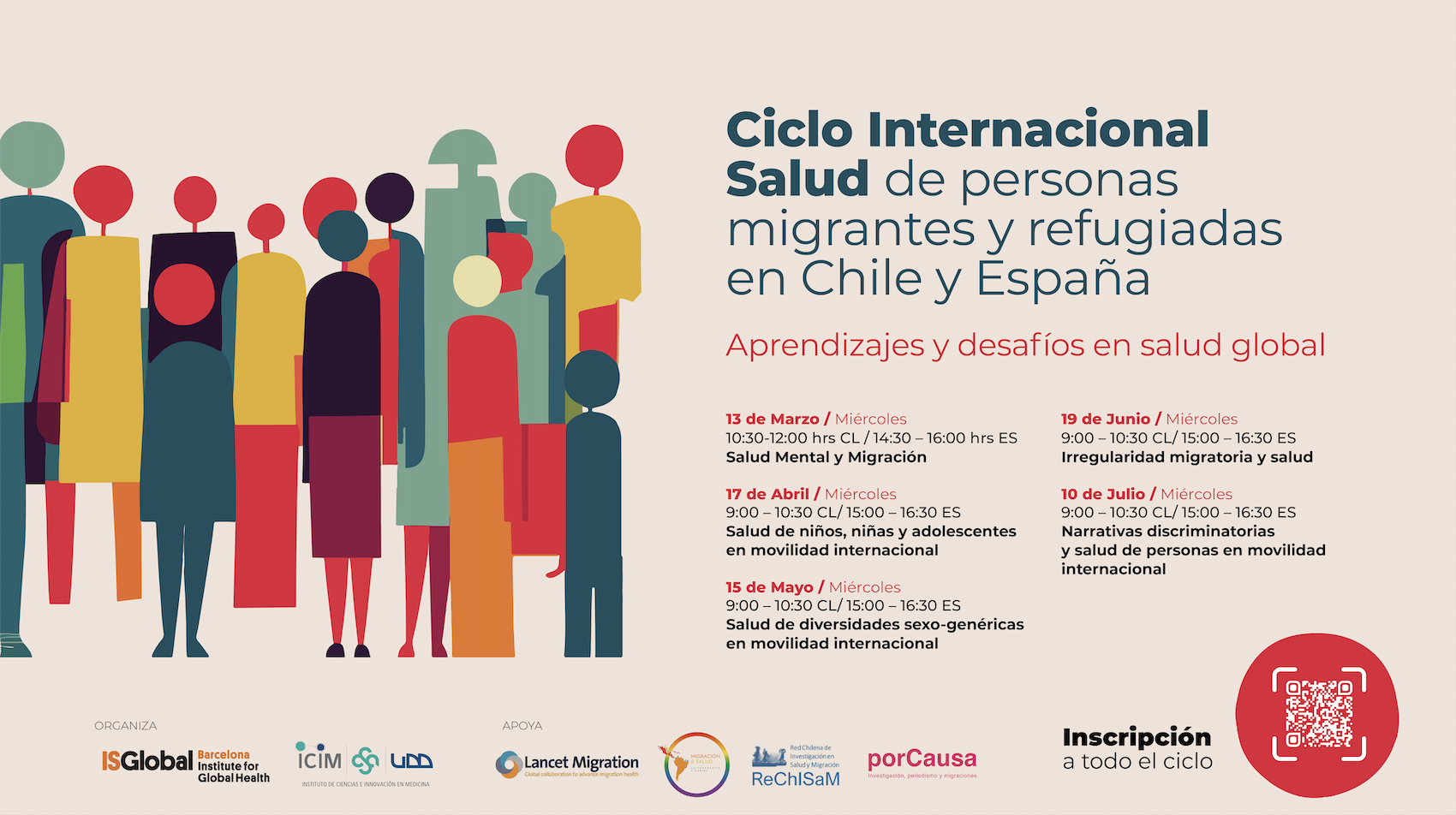 Webinar | Salud de personas migrantes y refugiadas en Chile y España:  Aprendizajes y desafíos en salud global - UDDTV